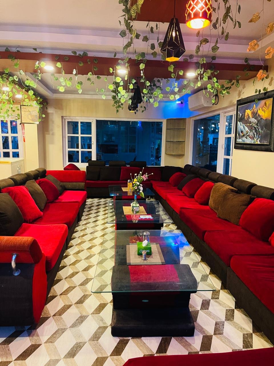 Dining at Shanti Sudha Resort